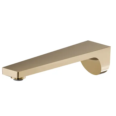Newform ParkLE Излив для раковины, настенный, 1/2”, цвет: PVD glossy gold