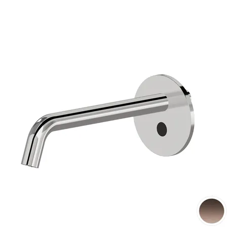 Newform Sensitive Смеситель для раковины, встраиваемый, электронный, цвет: PVD brushed copper bronze