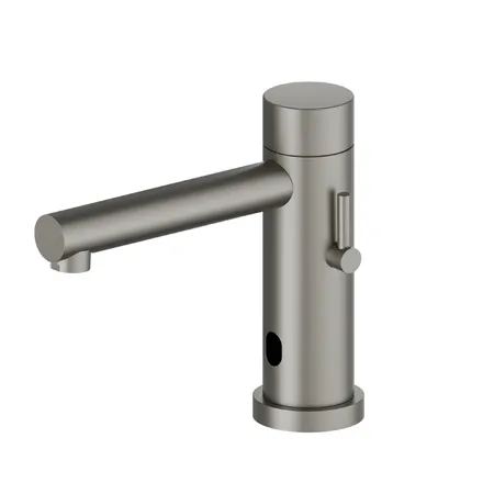 Newform Sensitive Смеситель для раковины, 1 отв, электронный, цвет: titanium satin