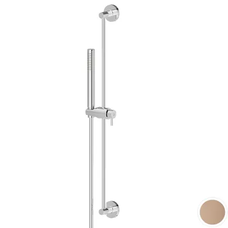 Newform Shower set Душевой гарнитур: штанга, ручной душ из латуни, шланг, цвет: copper satin