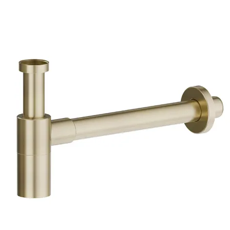 Newform Сифон для раковины, регулируемый по высоте -, цвет: PVD brushed pale gold