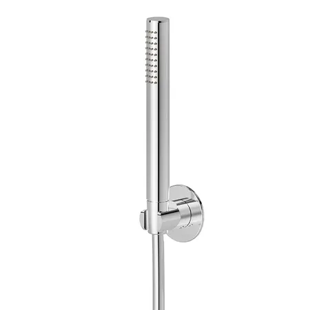 Newform X-STEEL 316 Душевой гарнитур, настенный держатель с ручным душем и шлангом, цвет: хром