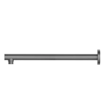 Newform X-STEEL 316 Кронштейн для верхнего душа, настенный, G1/2", цвет: PVD Brushed gun metal