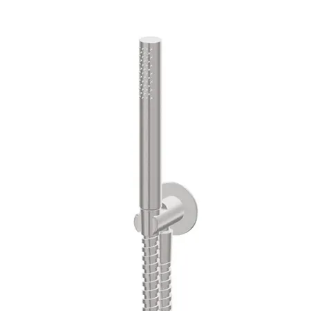 Newform X-Steel 316 Ручной душ, кронштейн-уголок 1/2", шланг:, цвет: нержавеющая сталь
