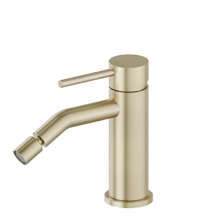 Newform X-Steel 316 Смеситель для биде, 1 отв, цвет: PVD brushed pale gold