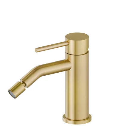 Newform X-Steel 316 Смеситель для биде, 1 отв, цвет: PVD brushed gold