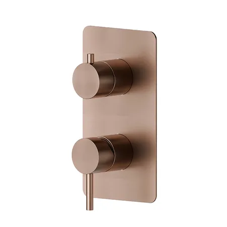 Newform X-STEEL 316 Смеситель для душа, с переключателем, на 2 выхода, цвет: PVD Br. Copper Bronze