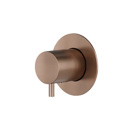 Newform X-STEEL 316 Наружная часть для переключателя/запорного вентиля, цвет: PVD Brushed copper bronze