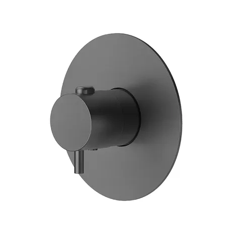 Newform X-STEEL 316 Смеситель для душа, встраиваемый, термостатический, без запорного вентиля, цвет: PVD Brushed gun metal