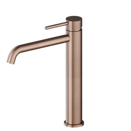 Newform X-Steel 316 Смеситель для раковины, 1 отв, средний, цвет: PVD brushed copper bronze