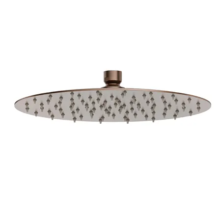 Newform X-STEEL 316 Верхний душ, без кронштейна, G1/2", цвет: PVD Brushed copper bronze