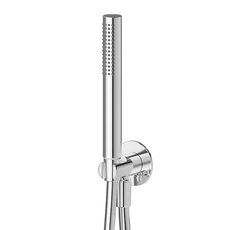 Newform XT Ручной душ, кронштейн-вывод из стены 1/2", шланг:, цвет: хром