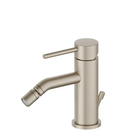 Newform XT Смеситель для биде, 1 отв, с донным клапаном, цвет: gold satin