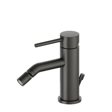 Newform XT Смеситель для биде, 1 отв, с донным клапаном, цвет: carbon satin