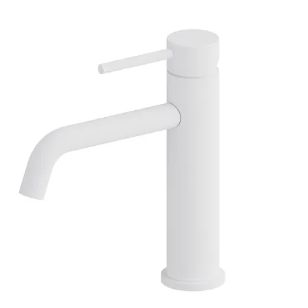 Newform XT Смеситель для раковины, 1 отв, длинный излив, цвет: белый матовый
