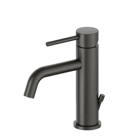 Newform XT Смеситель для раковины, 1 отв, с донным клапаном, цвет: carbon satin