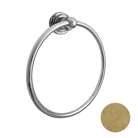 Nicolazzi Accessori Полотенцедержатель кольцо, подвесной, цвет: натуральная латунь