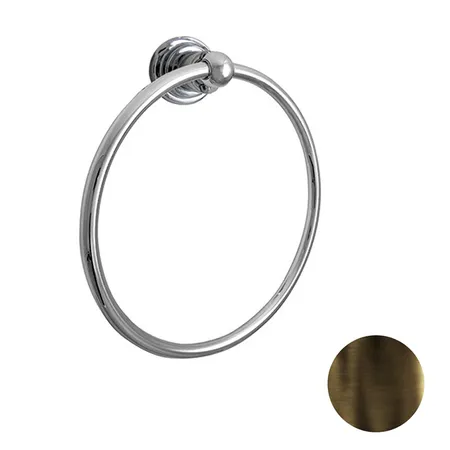 Nicolazzi Accessori Полотенцедержатель кольцо, подвесной, цвет: тёмная бронза