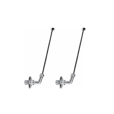 Nicolazzi Articoli vari Подвод для смесителя, с коленом и розеткой 1/2”, цвет: хром