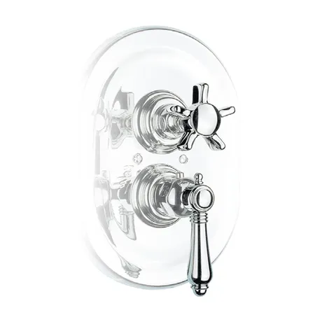 Nicolazzi Dames Anglaises Смеситель для душа, встраиваемый, 3/4” с запорным вентилем, цвет: хром