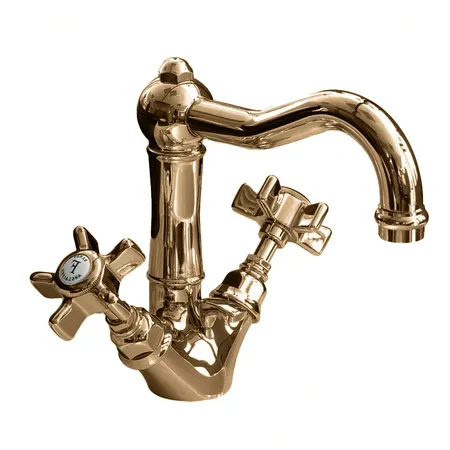 Nicolazzi Dames Anglaises Смеситель для раковины, 1 отв, с донным клапаном, цвет: Bronze Plated