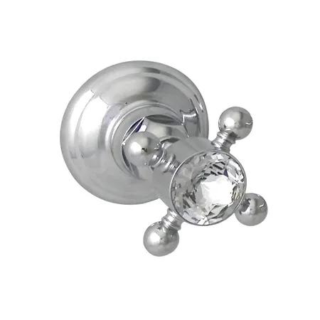 Nicolazzi Half Dome Crystal Вентиль запорный 1/2”, цвет: хром
