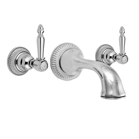 Nicolazzi Impero Смеситель для раковины настенный на 3 отверстия, излив:, цвет: хро