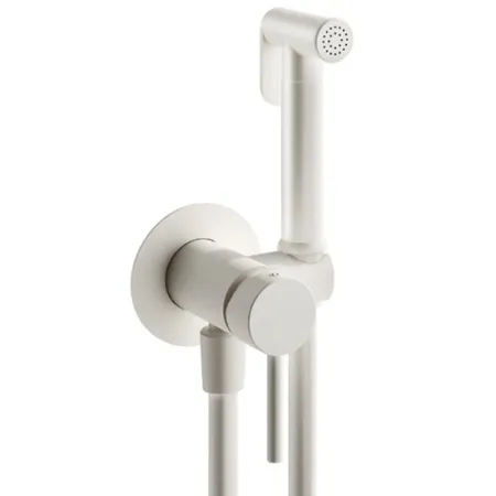 Plumberia Selection IXO Гигиенический душ, со смесителем, держатель, шланг PVC, цвет: белый матовый