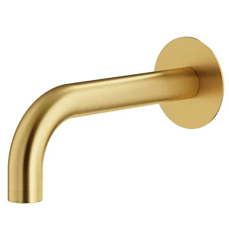 Plumberia Selection IXO Излив для ванны, настенный, цвет: золото брашированное