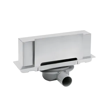 Plumberia Selection Трап душевой PS WALLDRAIN встраив.в стену, с накл.из нерж.сталь, горизонт. выпуск Ду,40л/мин, цвет: нержавеющая сталь