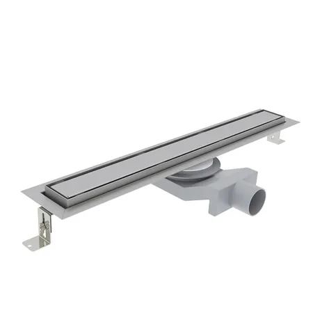 Plumberia Selection Трап душевой PS IN-TILE 2устор. накладка из нерж.стали, комбинир.затвор с горизонт. Выпуском Ду,40л/мин, цвет: нержавеющая сталь