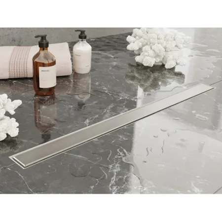 Plumberia Selection Трап душевой PS MODULAR 2устор. накладка из нерж.стали, комбинир.затвор с горизонт. выпуск Ду,40л/мин, цвет: нержавеющая сталь