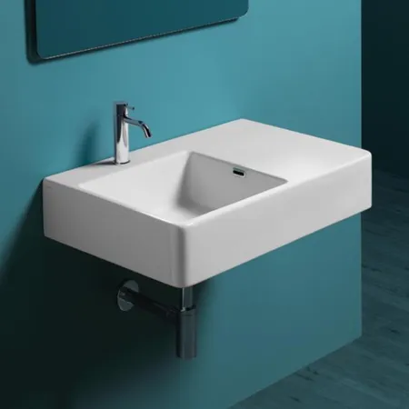 QU75Sx1 bi SIMAS Top e lavabi d'arredo Раковина, 1 отв, цвет: белый