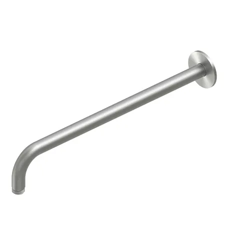 QuadroDesign Держатель верхнего душа, настенный, цвет: brushed stainless steel