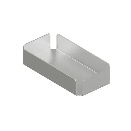 QuadroDesign Поднос, подвесной, цвет: Brushed Stainless Steel