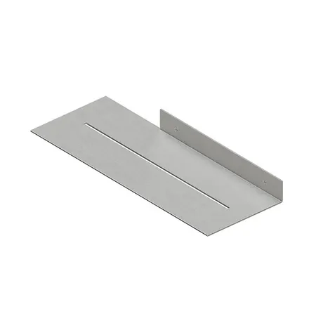 QuadroDesign Полочка, подвесная, цвет: Brushed Stainless Steel