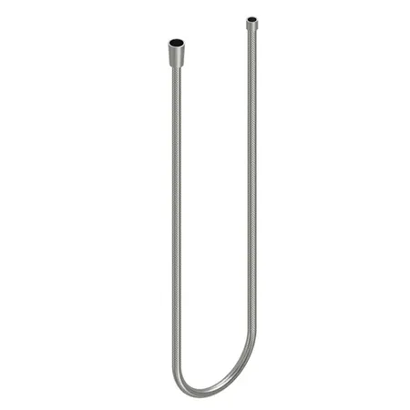 QuadroDesign Шланг для гигиенического душа, цвет: brushed stainless steel