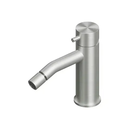 QuadroDesign Source Смеситель для биде, 1 отв, цвет: Brushed Stainless Steel