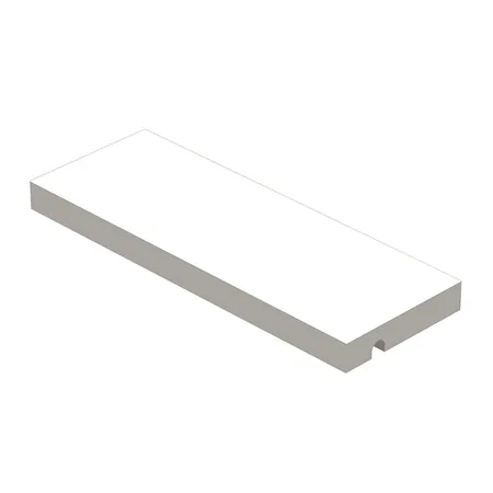 Ritmonio Brass Полочка L260 (для использования с прутком) из Solid Surface, цвет: белый