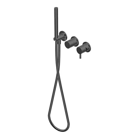 Ritmonio Diametro35 S Смеситель для ванны, встраиваемый, на 2-3 источника, цвет: Brushed Black Chrome