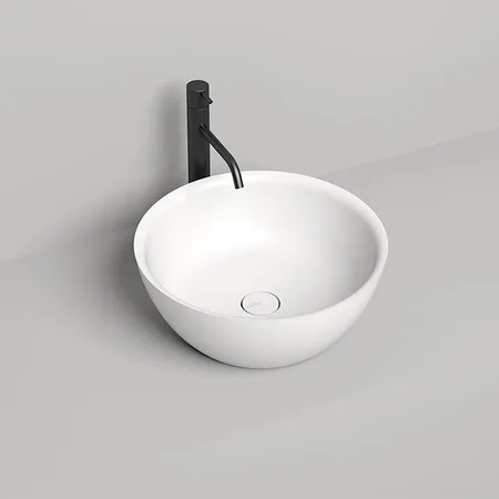 Salini Alda 02 Раковина, накладная, без отв, S-Sense, цвет: белый