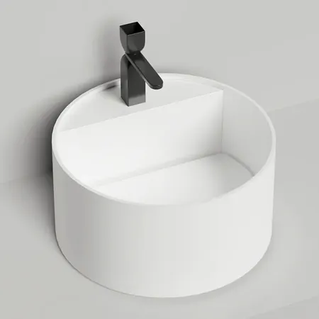 Salini Armonia Раковина, 1 отв, накладная, S-Sense, цвет: белый глянцевый