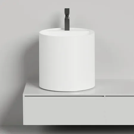 Salini Armonia Раковина, 1 отв, накладная, S-Sense, цвет: белый глянцевый