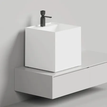 Salini Armonia Раковина, без отв, накладная, S-Sense, цвет: белый глянцевый