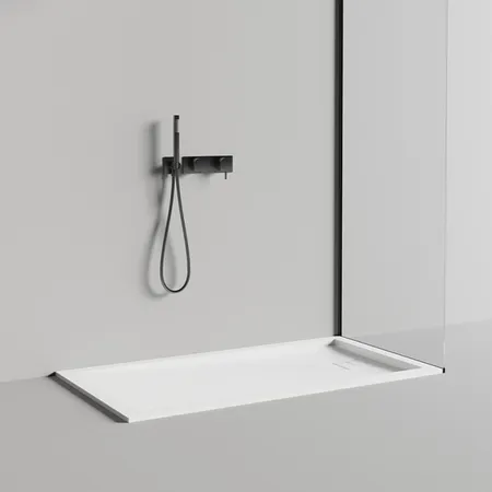 Salini Capri Поддон, с сифоном, S-Sense, цвет: белый глянцевый
