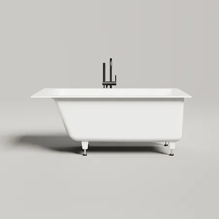 Salini Cascata Kit Ванна, встраиваемая, S-Stone, цвет: белый матовый