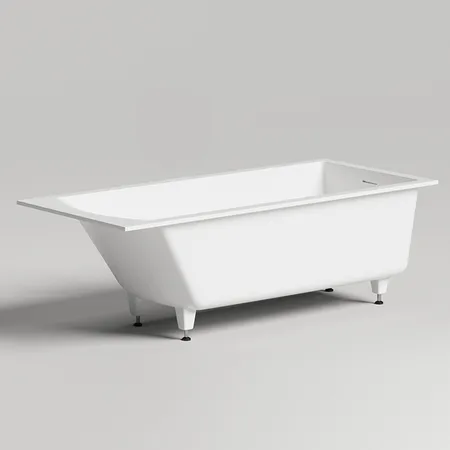 Salini Cascata kit Встраиваемая ванна, донный клапан, материал: S-Stone, цвет: белый матовый