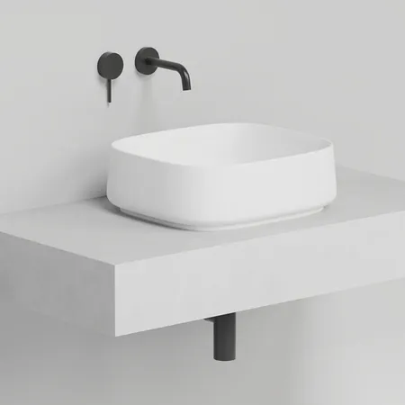 Salini Oriente Bowl Раковина накладная, S-Sense, декор.накладка на слив, выпуск, цвет: белый глянцевый