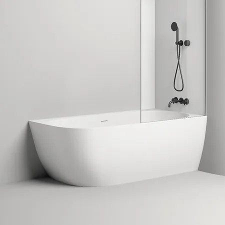 Salini Sofia Corner Right Ванна угловая, Dx, с дон кл "Up&Down", сифон, слив-пер, материал: S-Stone, цвет: белый матовый