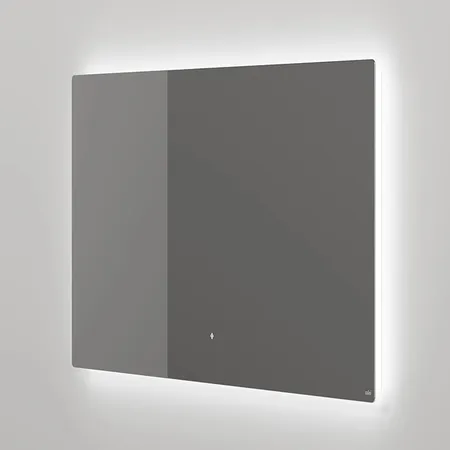 Salini Зеркало для ванны OMBRA, с LED подсветкой, влагостойкое AGC Сrystalvision, сенс. выкл, крепления, обогрев, антизапот